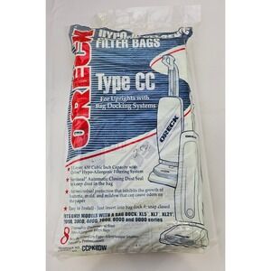 Oreck Type CC Hypo-Allergenic Vacuum Filter Bags CCPK8DW 11‎ Count XL Series